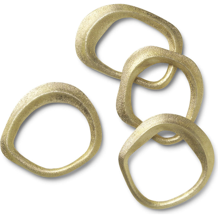 Photo of Flow Napkin Rings - Set Of 4 - Dækkeserviet