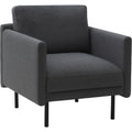 Thumbnail photo of Rar Armchair - Lænestol - Re-born Dark Grey - W79 X D87 X H81 Cm