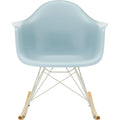 Eames Plastic Armchair Rar - 23 Ice Grey - White Base - Golden Maple - Matstolar - Charles & Ray Eames - Grå - Metall/trä/plast