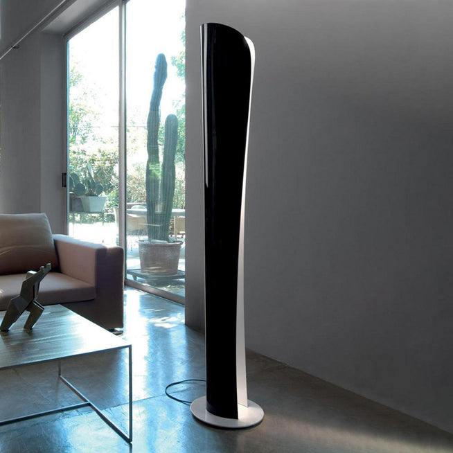 Photo of Cadmo Led Floor Lamp Black/White Interior - Shade Lamps - Karim Rashid - Black 1