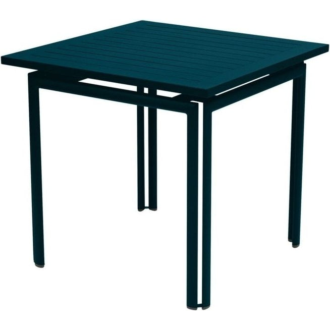 Photo of Costa Table 80 x 80 cm, Acapulco Blue - Outdoor dining table - Blue - Metal