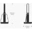 Thumbnail photo of 266 Kitchen towel holder - Black
