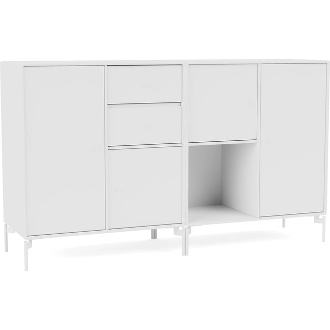 Photo of Couple Sideboard - New White / Snow Legs - Mdf