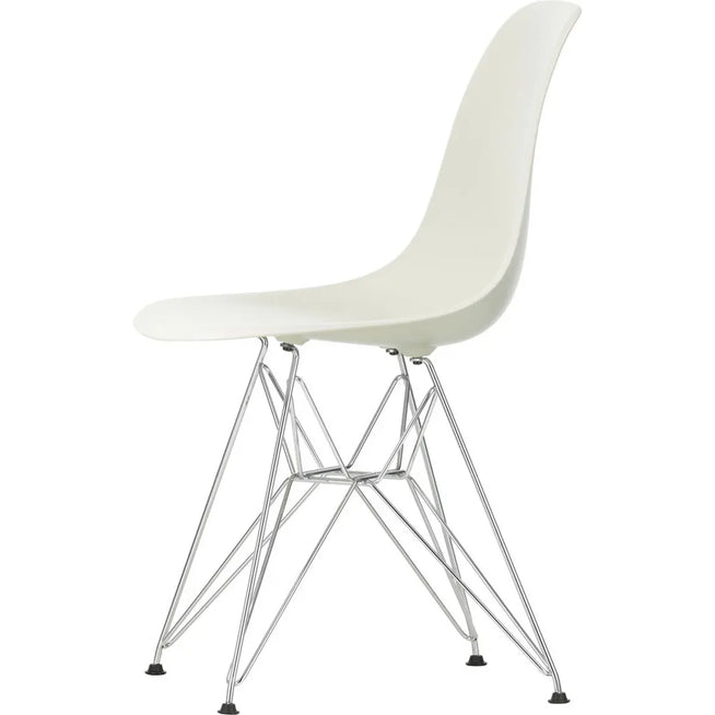 Photo of Eames Plastic Chair Dsr - 11 Pebble - Chrome Base - Matstolar - Charles & Ray Eames - Vit - Metall/plast