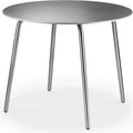 Thumbnail photo of M21 Brick Garden Table Ø: 90 cm - Stainless Steel/Stone