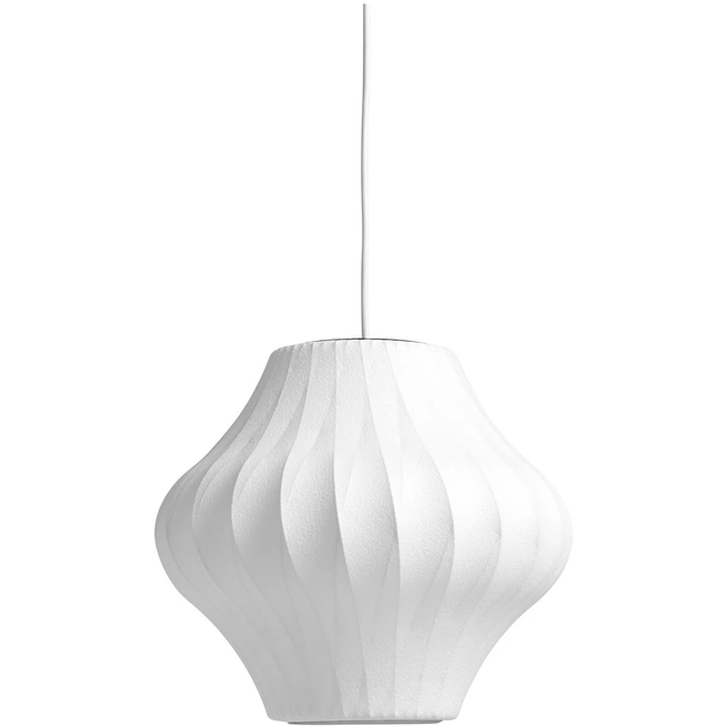 Photo of Nelson Pear Bubble Crisscross Pendant Lamp