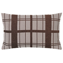 Checker Pillow Brown Incl. Filling