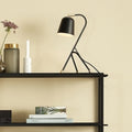 Thumbnail photo of Table lamp black metal with