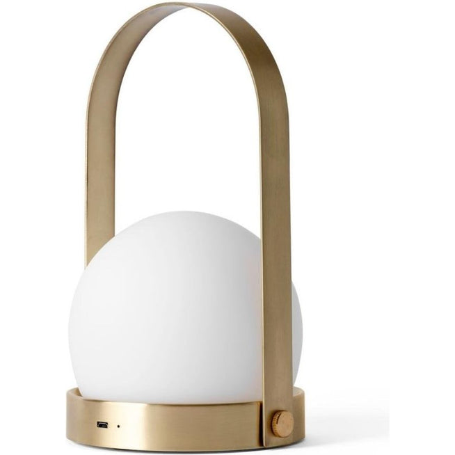 Photo of Carrie Led Lamp Brushed Brass, Dimbar, 10h Batteri - Portabla Lampor - Norm Architects - Guld
