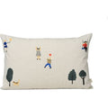 Thumbnail photo of The Park Cushion - Børnepude - Natural - B60 X H40 Cm