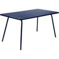 Thumbnail photo of Luxembourg Table 143 x 80 cm, Deep Blue - Outdoor Dining Table - Frédéric Sofia - Blue - Metal
