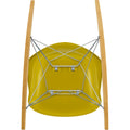 Eames Plastic Armchair Rar - 34 Mustard - Chrome Base - Golden Maple - Matstolar - Charles & Ray Eames - Gul - Metall/trä/plast