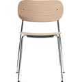 Thumbnail photo of Co Chair - Chrome - Natural Oak - Dining Chairs - Metal/Wood