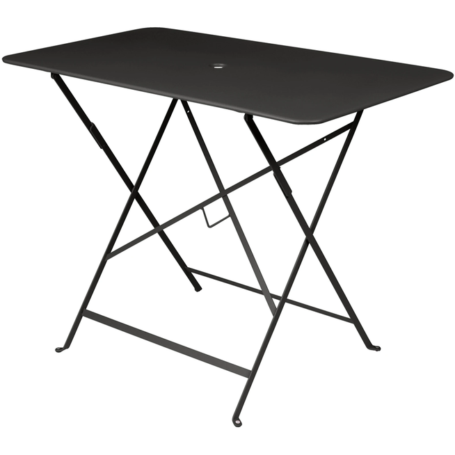 Photo of Bistro Table 97 x 57 cm, Liquorice - Garden Table - Black - Metal