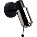 Thumbnail photo of Biny Spot Led Mat Black/Nickel O/Switch
