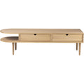 Thumbnail photo of F24 Radius Bench Oak Nature Lacquered