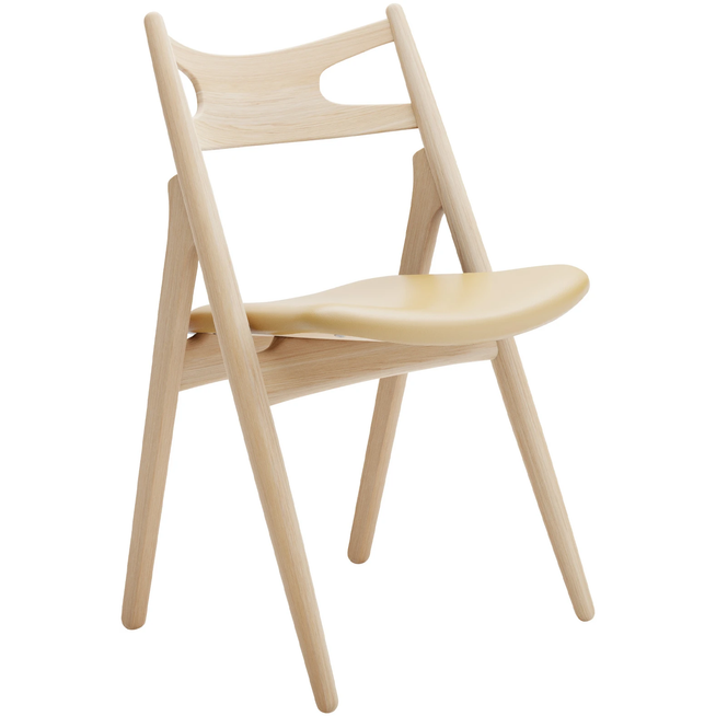 Photo of CH29p Sawbuck Chair - White Oiled Oak