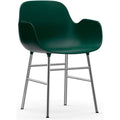 Thumbnail photo of Form Armchair Steel - Spisebordsstol - Chrome /