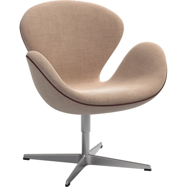 Photo of Svanen 3320 Fåtölj Special Edition Serpentine Creme Bronze-grace Leather Chestnut-borstat Aluminium