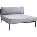 Thumbnail photo of Conic Daybed Module - Light Grey - Outdoor Sofas