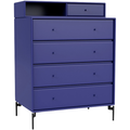 Thumbnail photo of Keep Chest Of Drawers - Monarch / Black Legs - Chest of Drawers - Peter J. Lassen - Blue - Wood