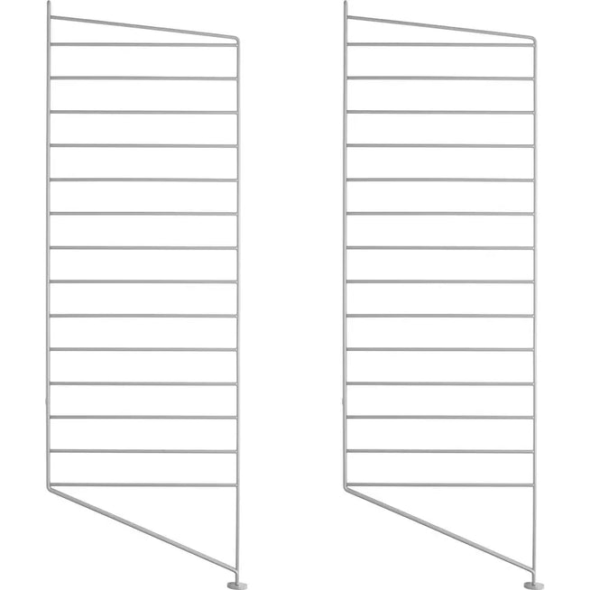 Photo of String Floor Headboard 85, Grey, 2-pack - Shelving - Nils Strinning - Grey - Metal