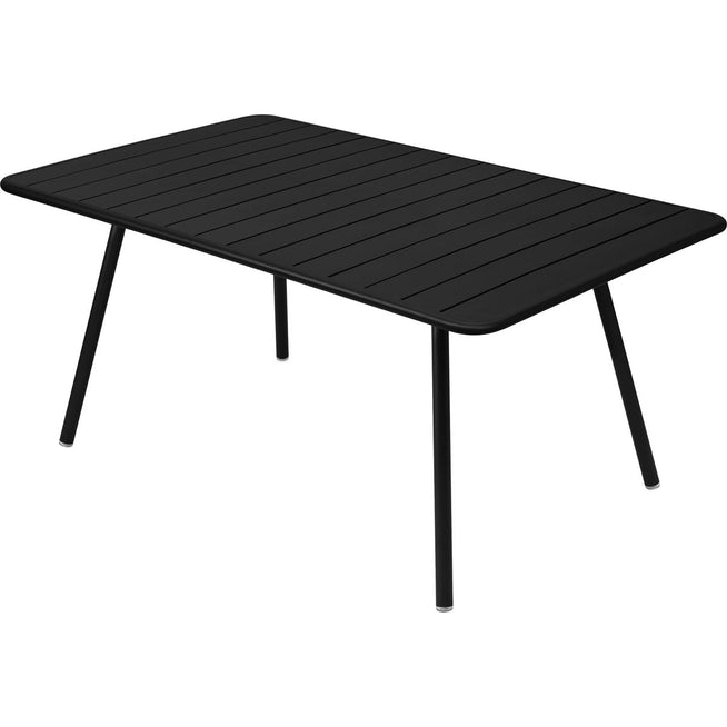 Photo of Luxembourg Table 165 X 100 Cm - Liquorice - Outdoor Dining Table - Black - Metal