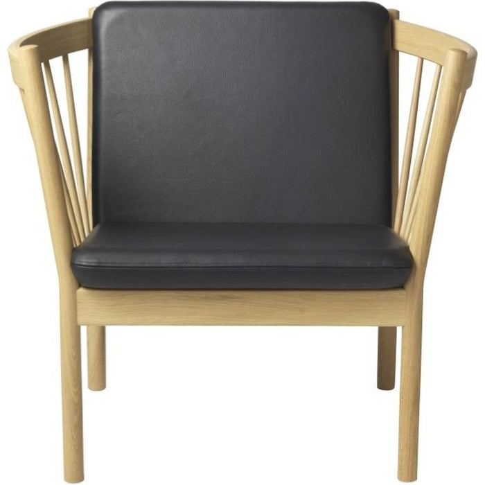 Photo of J146 Easy Armchair - lacquered oak