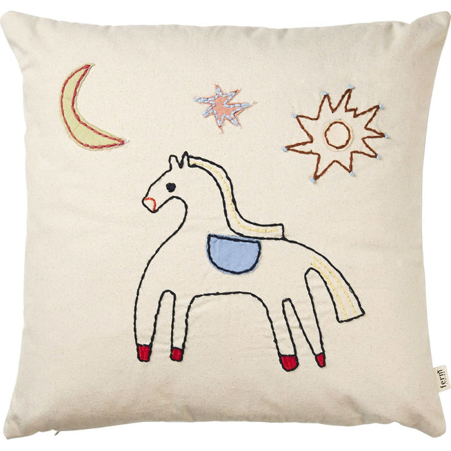 Photo of Naive Cushion - Børnepude - Horse - W40 X H40 Cm