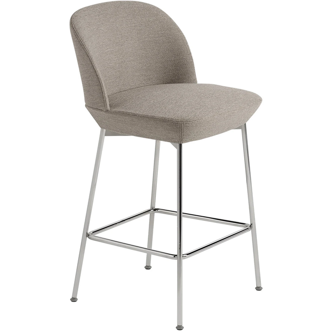 Photo of Oslo Counter Stool, Ocean 32/chrome - Barstolar & Barpallar - Anderssen & Voll