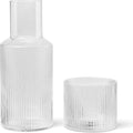 Thumbnail photo of Ripple Carafe Set - H18 X Ø7,5 Cm