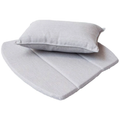 Thumbnail photo of Breeze Lounge Chair Cushion - Outdoor Cushions - Light Grey - Cane-line Natté - W: 63 x D: 50 x H: 2 cm