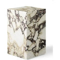 Plinth Tall Calacatta Viola Marble - Småbord & Sidobord - Norm Architects - Rosa - Sten