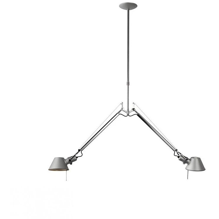 Tolomeo Due Bracci Pendant Aluminium