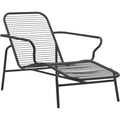 Thumbnail photo of Vig Chaise Longue - Liggestol - Black - L141 X W83 X H82,5 X Sh38 Cm