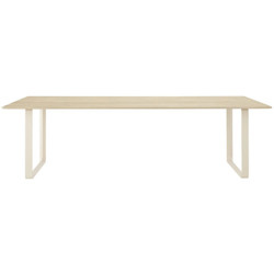 Photo of 70/70 Table, Extra Large, Black Linoleum/sand - Matbord - Taf Studio - Beige,svart - Metall/trä