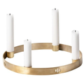 Thumbnail photo of Candle Holder Circle Small Ø:25 Cm - Messing