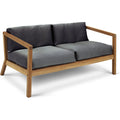 Thumbnail photo of Virkelyst Sofa, Teak, Fossflakes Padding, Outdoor Textile /