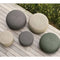 Thumbnail photo of Circle footstool large, round