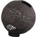 Thumbnail photo of Illusion Lampe - Rund - Gulvlampe - Cane-line Soft Rope - Dark Grey - H53 X Ø51 Cm