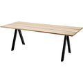 Thumbnail photo of Overlap Table, Western Red Cedar Fsc Mix, Steel / Anthracite Black - Matbord Utomhus - Taf Studio - Grå - Metall/trä