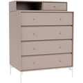 Thumbnail photo of Keep Chest Of Drawers - Mushroom / Snow Legs - Byråer - Peter J. Lassen - Beige - Trä