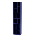 Thumbnail photo of Loom Slim Bookcase - Plinth H3 Cm - Monarch - Blue - Mdf