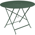 Thumbnail photo of Floréal Table Ø 96 cm, Cedar Green - Outdoor dining table - Green - Metal