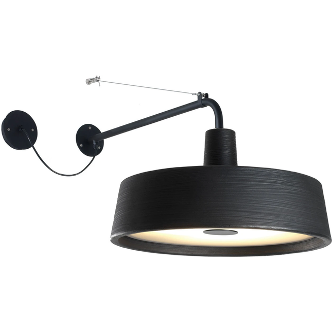 Photo of Soho 38 A Outdoor - Black - Outdoor Wall Lamps - Joan Gaspar - Black