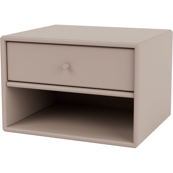 Photo of Dash Nightstand, Suspension Rail - Mushroom - Sängbord - Peter J. Lassen - Beige - Mdf