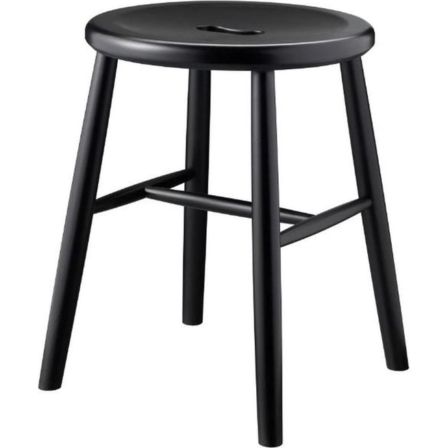 Photo of J27 Stool Beech Black Painted