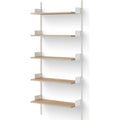 Thumbnail photo of Wall Shelf - 190 - Oak / White - H190 X W83.5 X D30.5 Cm