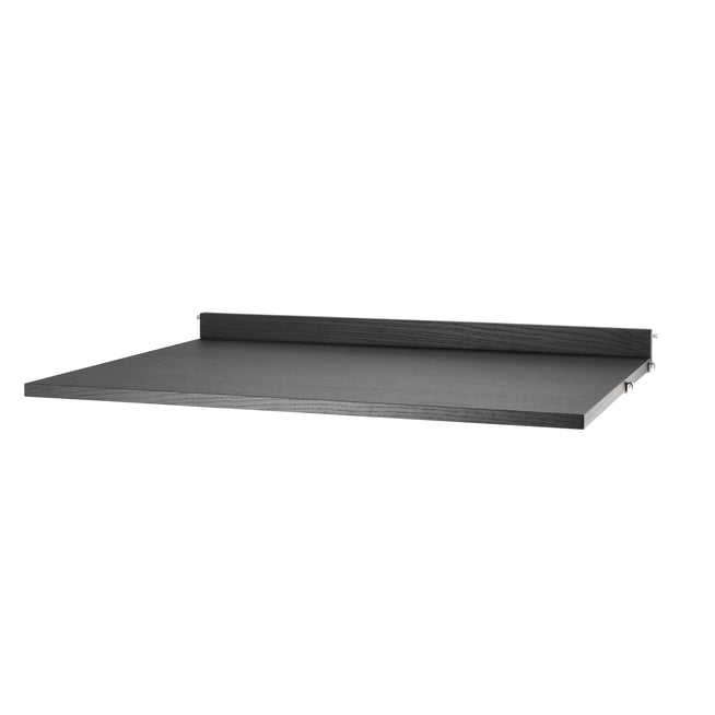 Photo of String worktop, black stained ash - Shelving - Nils Strinning - Black - Wood