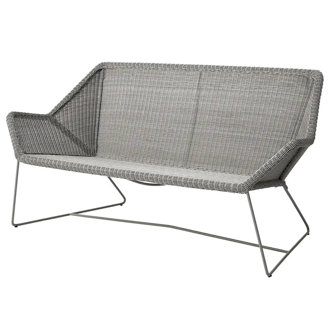 Photo of Breeze 2-seater Lounge Sofa Cushion - Outdoor Cushions - Light Grey - Cane-line Natté - W: 118 x D: 46 x H: 2 cm